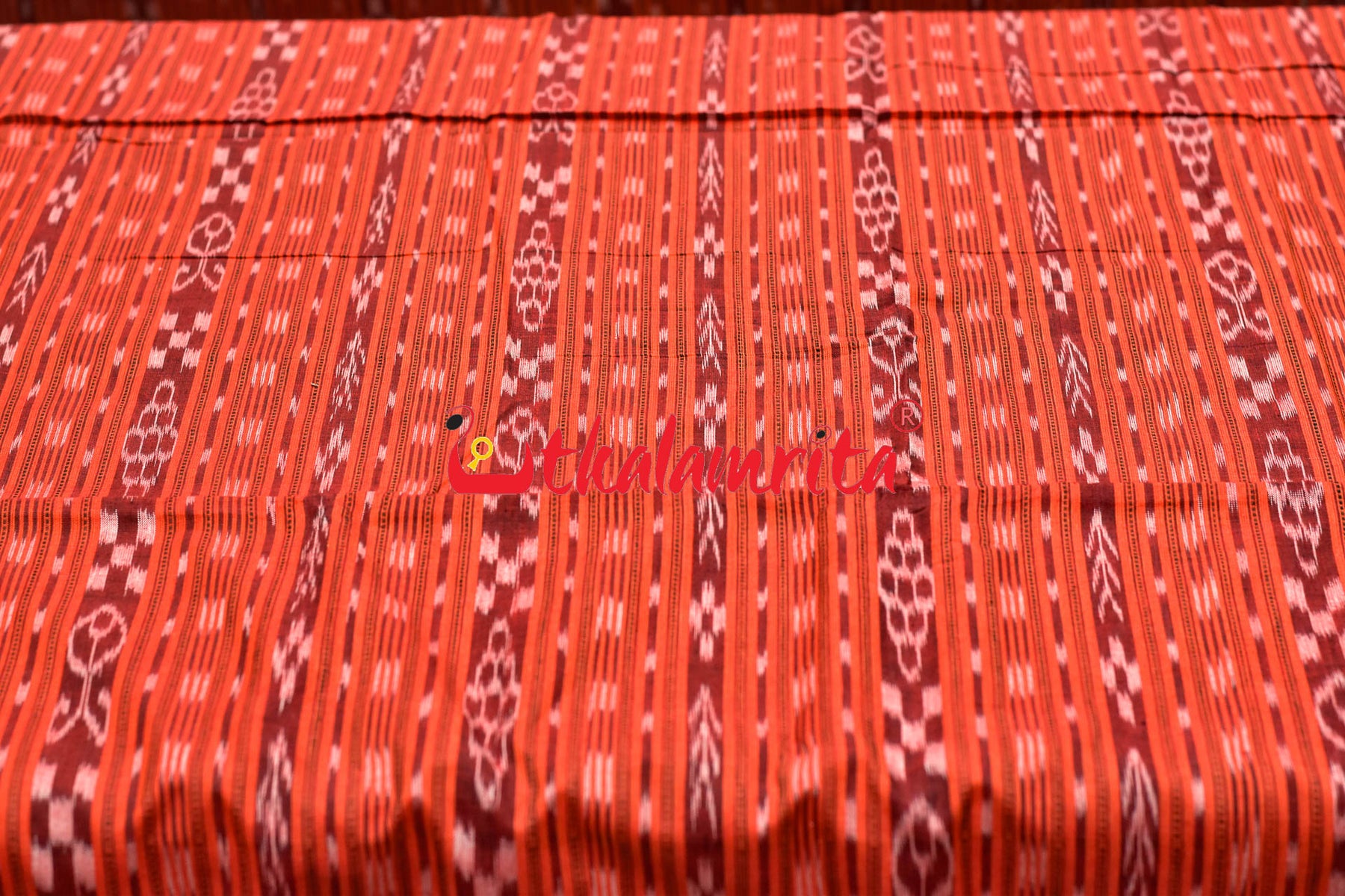 Orange Ikat (Fabric)