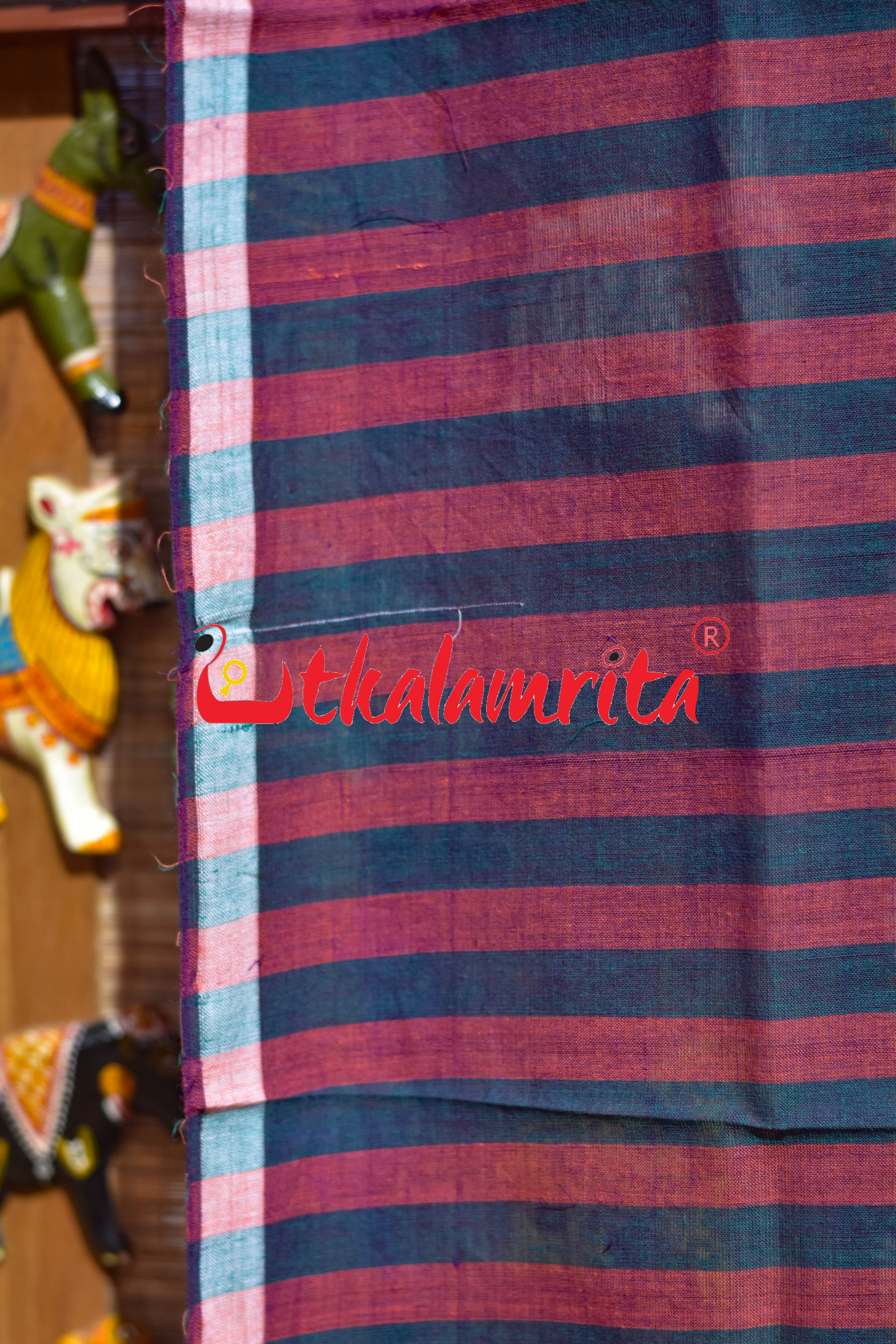 Teal Rose Pittala Single Cotton (Lungi)