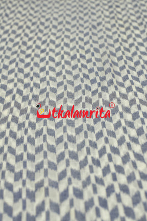 White Thikiri Sambalpuri Cotton (Fabric)