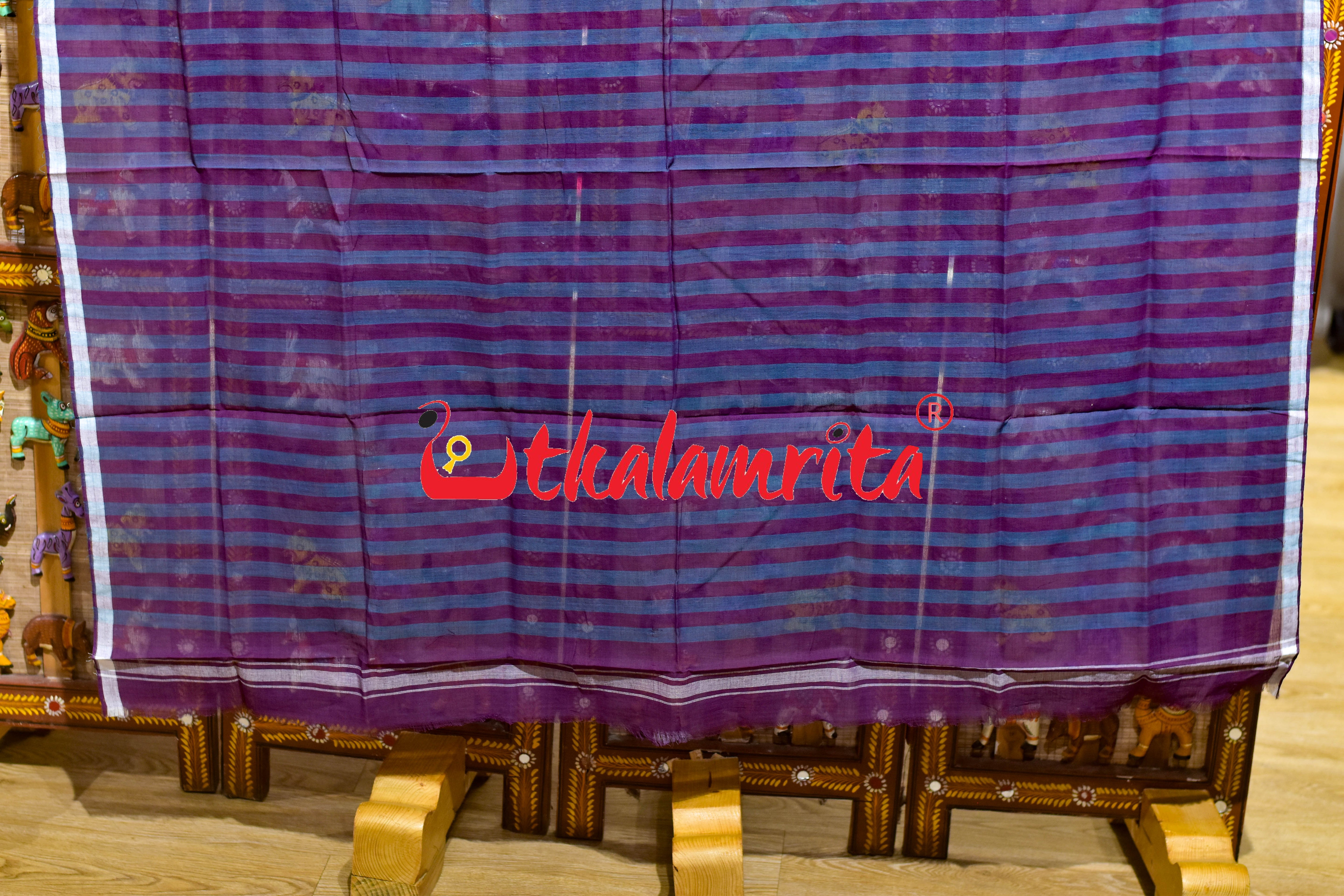 Wine Lilac Pittala Single Cotton (Lungi)