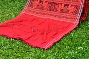 Black Pari Sambalpuri Cotton Saree