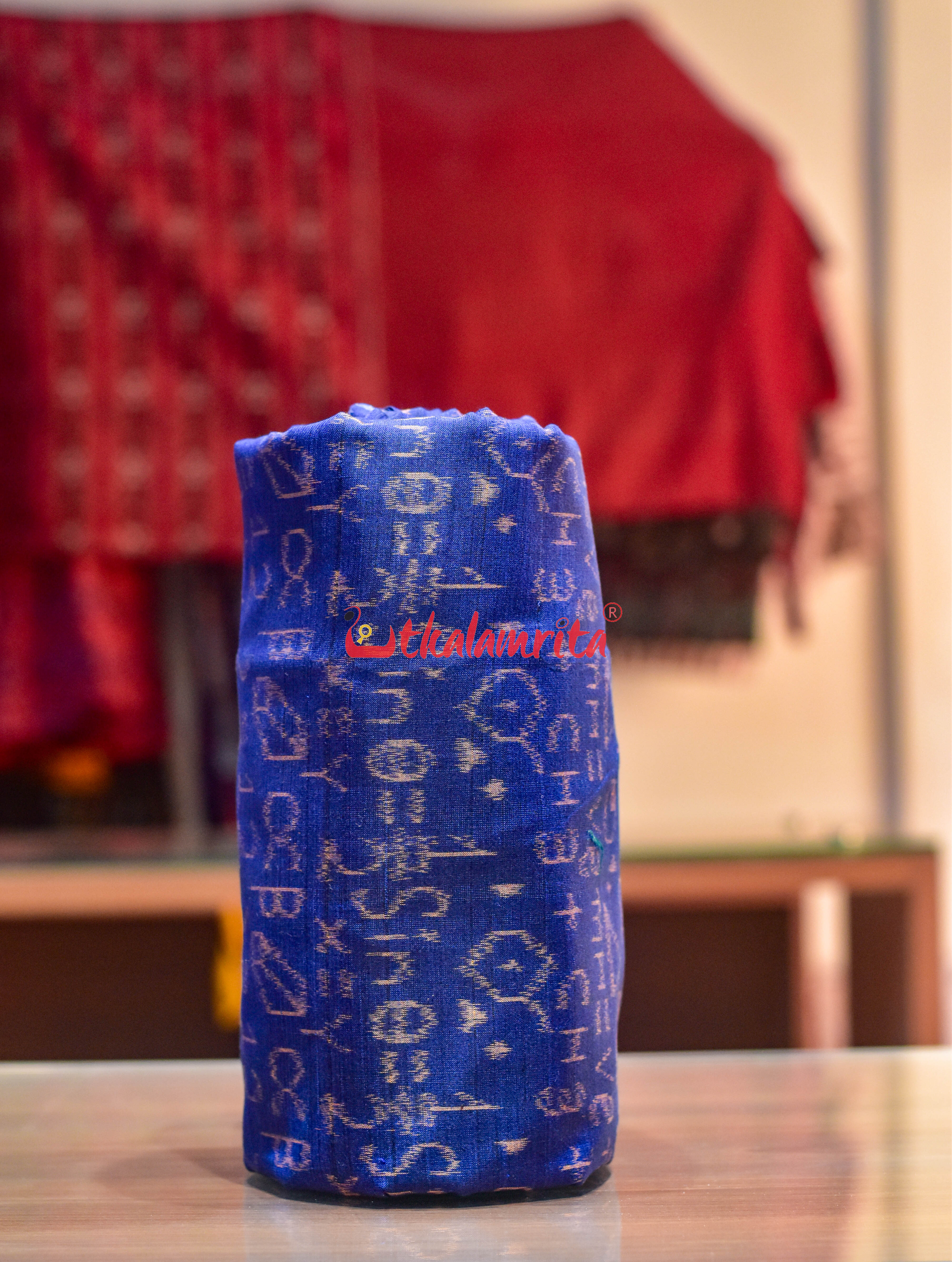 Blue Golden Mathematics Cotton (Fabric)