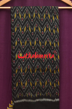 Black with Waves Sambalpuri Dress Set