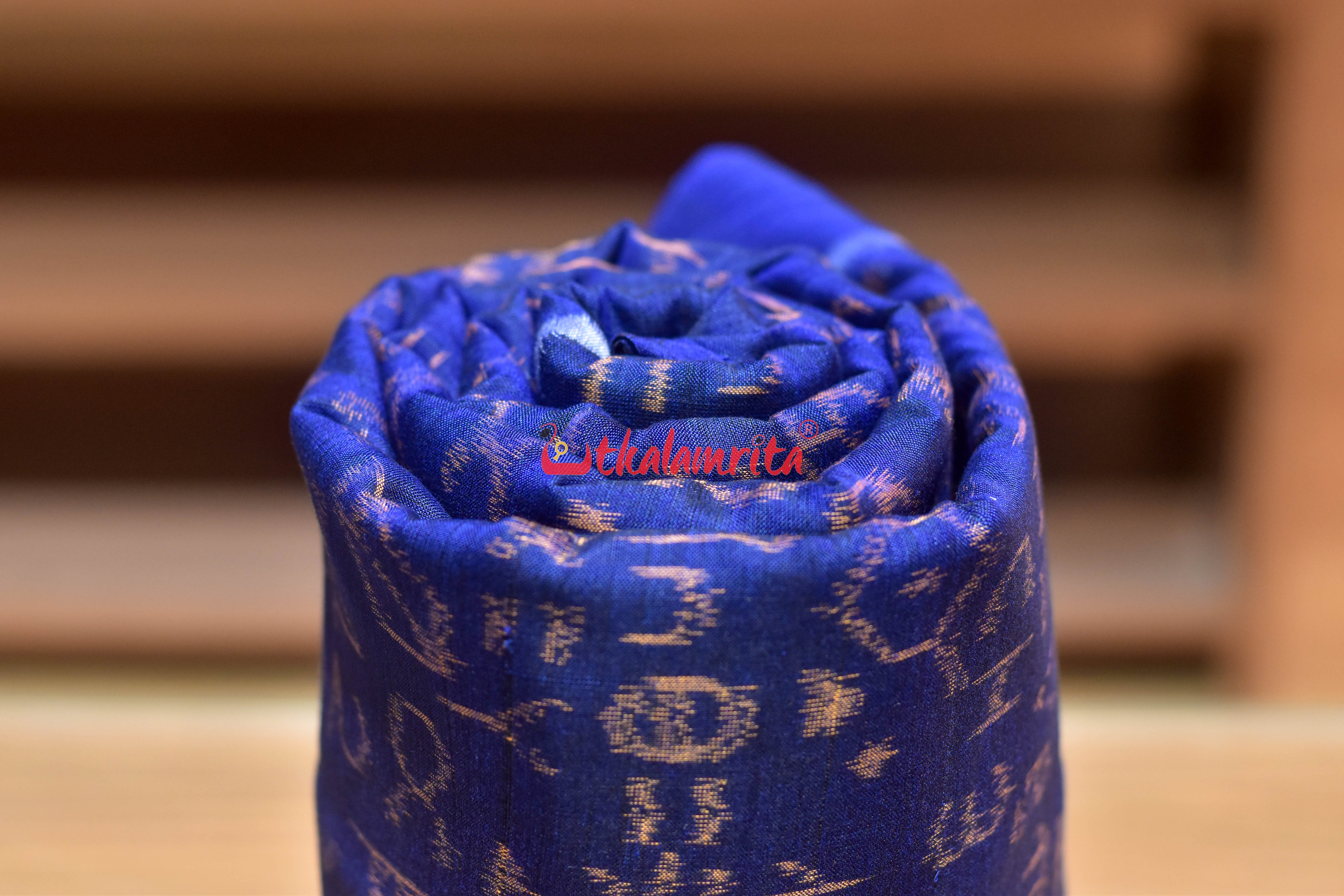 Blue Golden Mathematics Cotton (Fabric)