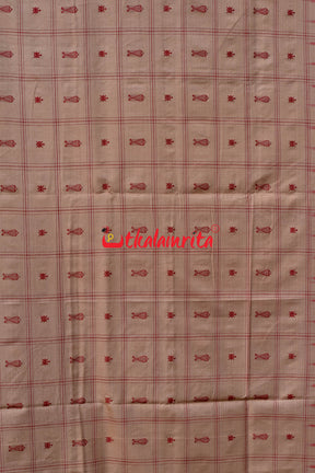 Hazar Buti Kaincha Fish Khandua Cotton Saree