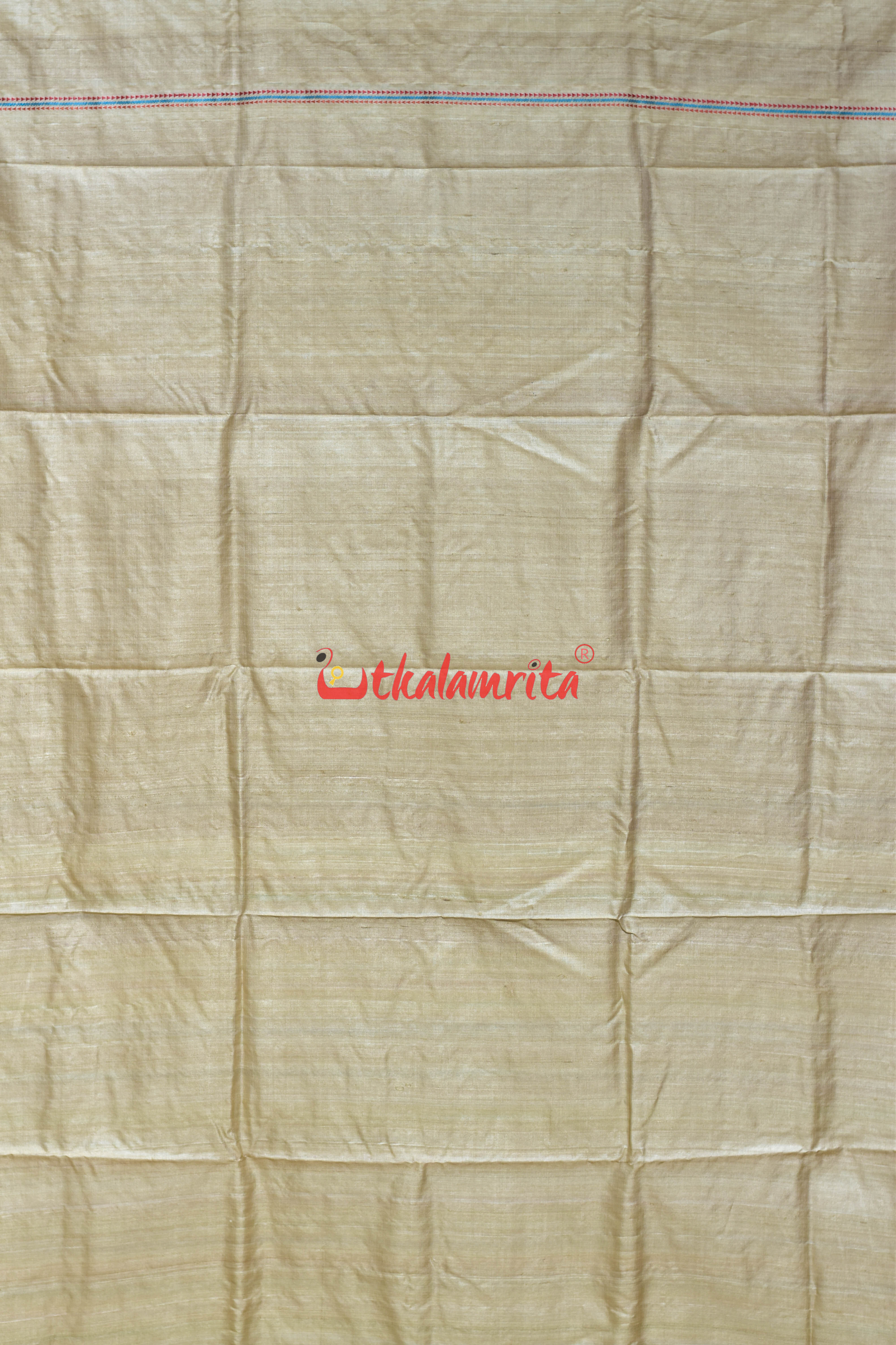 Natural Body Plain Jala Gopalpur Tussar Silk Saree