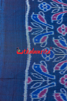 Blue Chadhei Sambalpuri Cotton (Fabric)