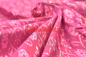 Old Rose Phula Thikiri Sambalpuri Silk (Fabric)