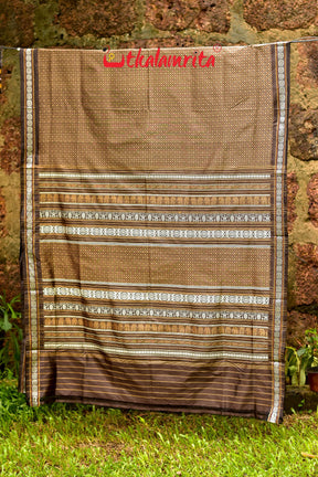 Banarasi Khandua Fusion Black Jala Silk Saree