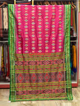 Pink Body Pasapali Khandua Silk Saree