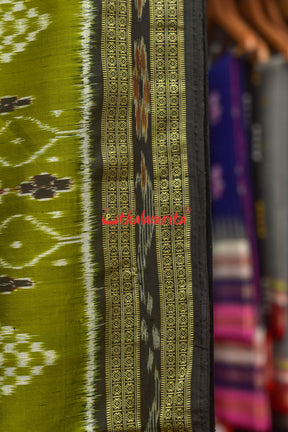 Siuli Tira Phula Khandua Silk Saree