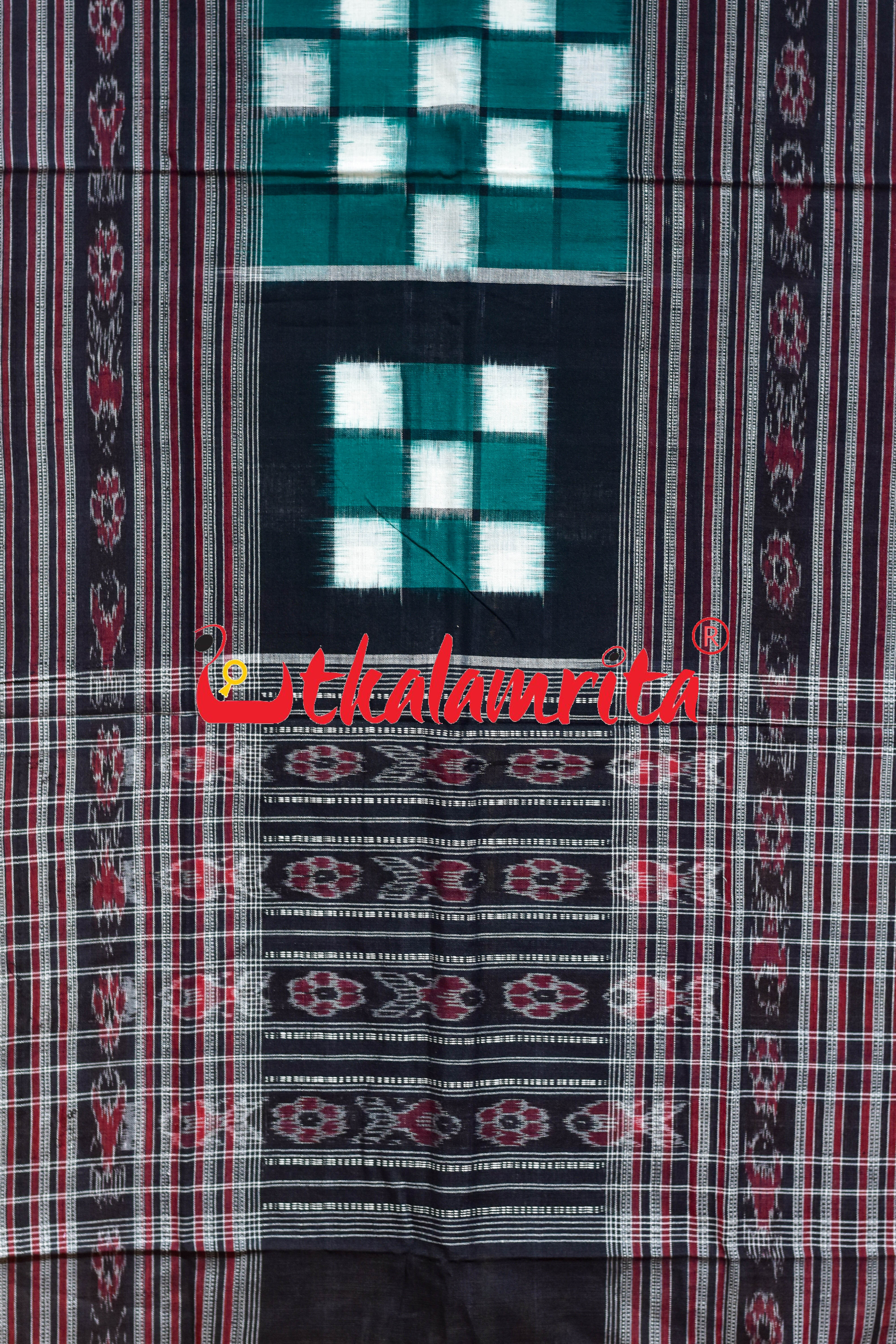 Green Bichitrapuri Sambalpuri (Stole)