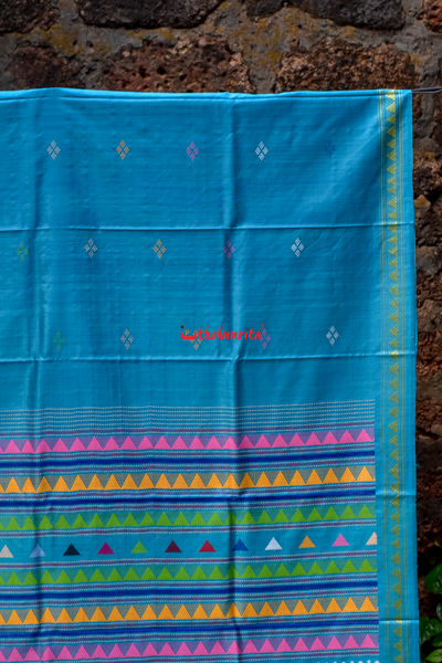Surf Tussar Dongria Silk Saree