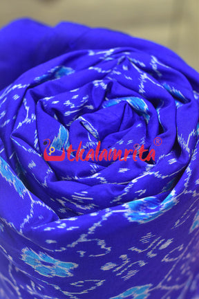 Blue Phula Thikiri Sambalpuri Silk (Fabric)