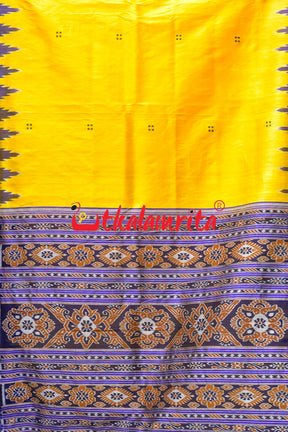 The Haldi Basanta Khandua Silk Saree