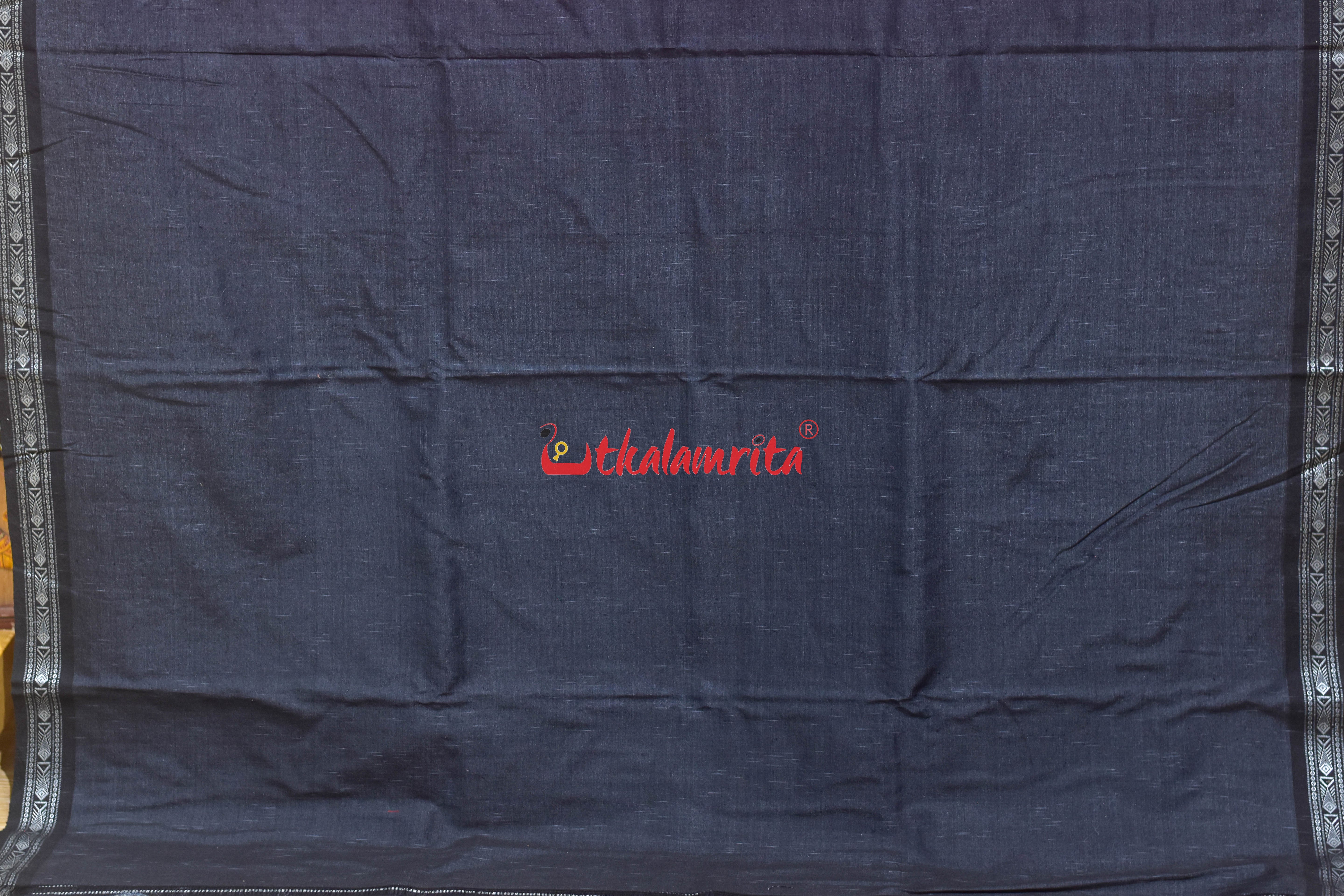 Magenta Black Jala Gopalpur Tussar Silk Saree