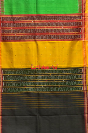 Green Buti Kathifera Silk Saree