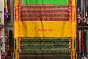 Green Buti Kathifera Silk Saree