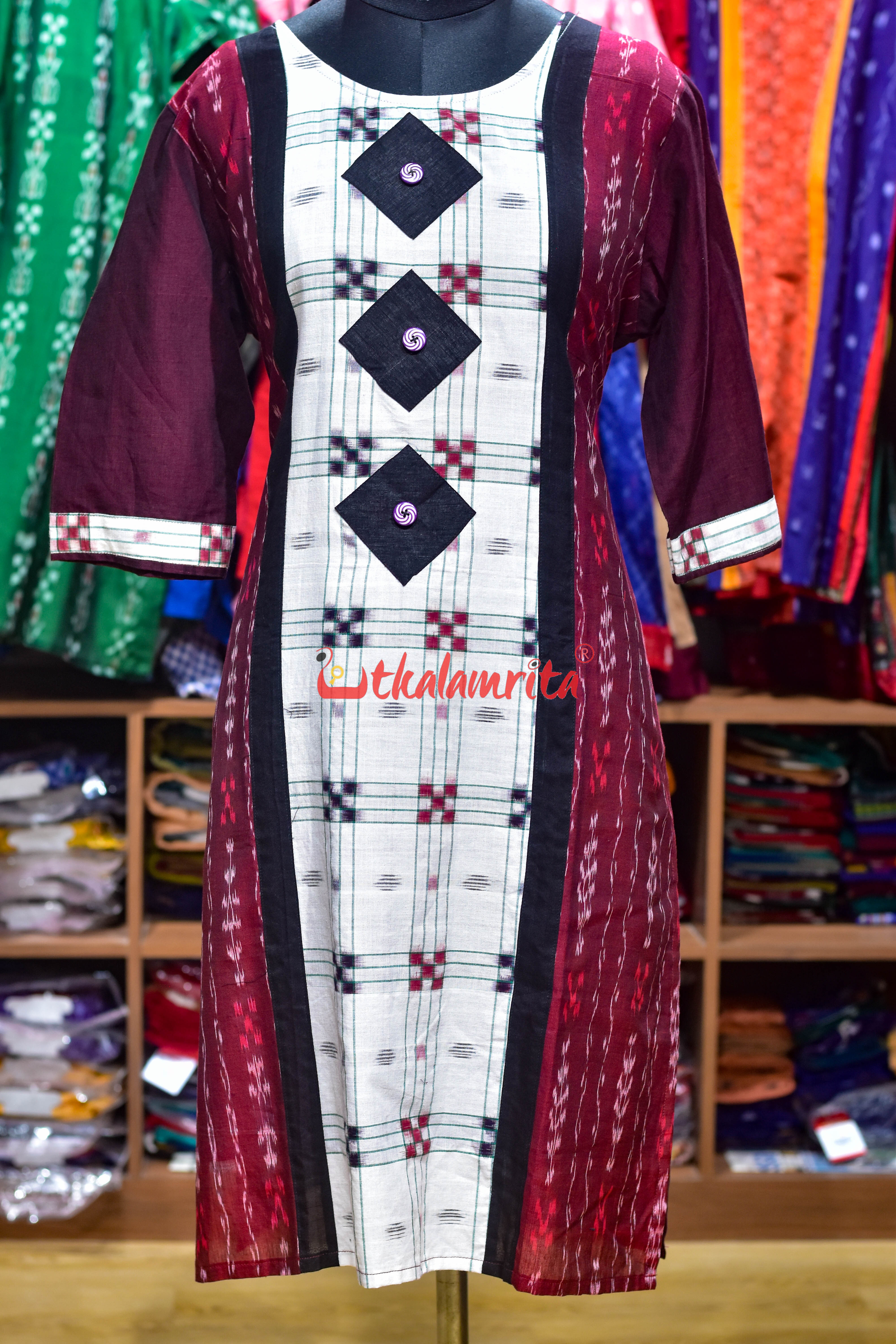 Monsoon Ikat Charm (Ladies Kurti)