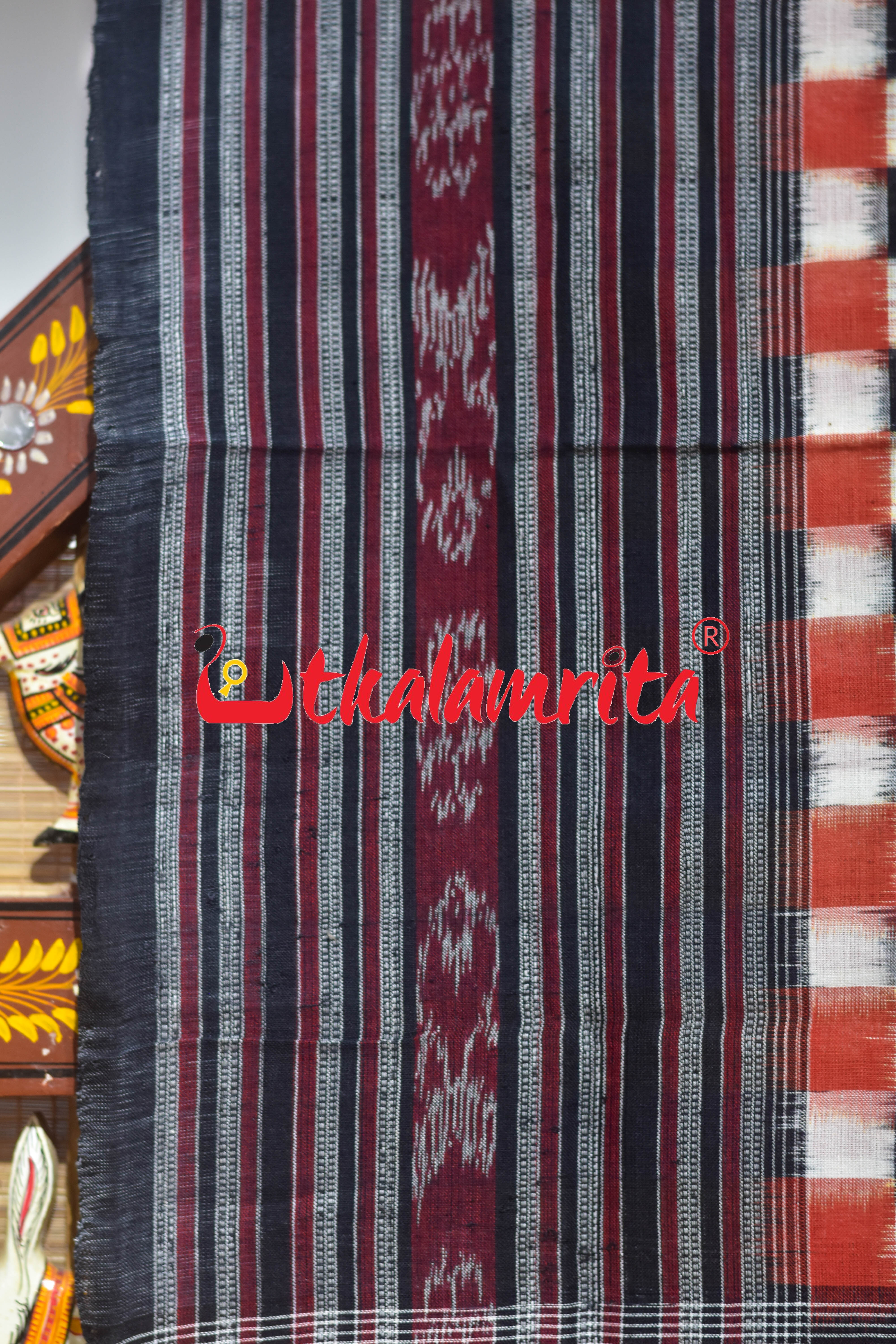 Rust Total Pasapali Sambalpuri (Stole)