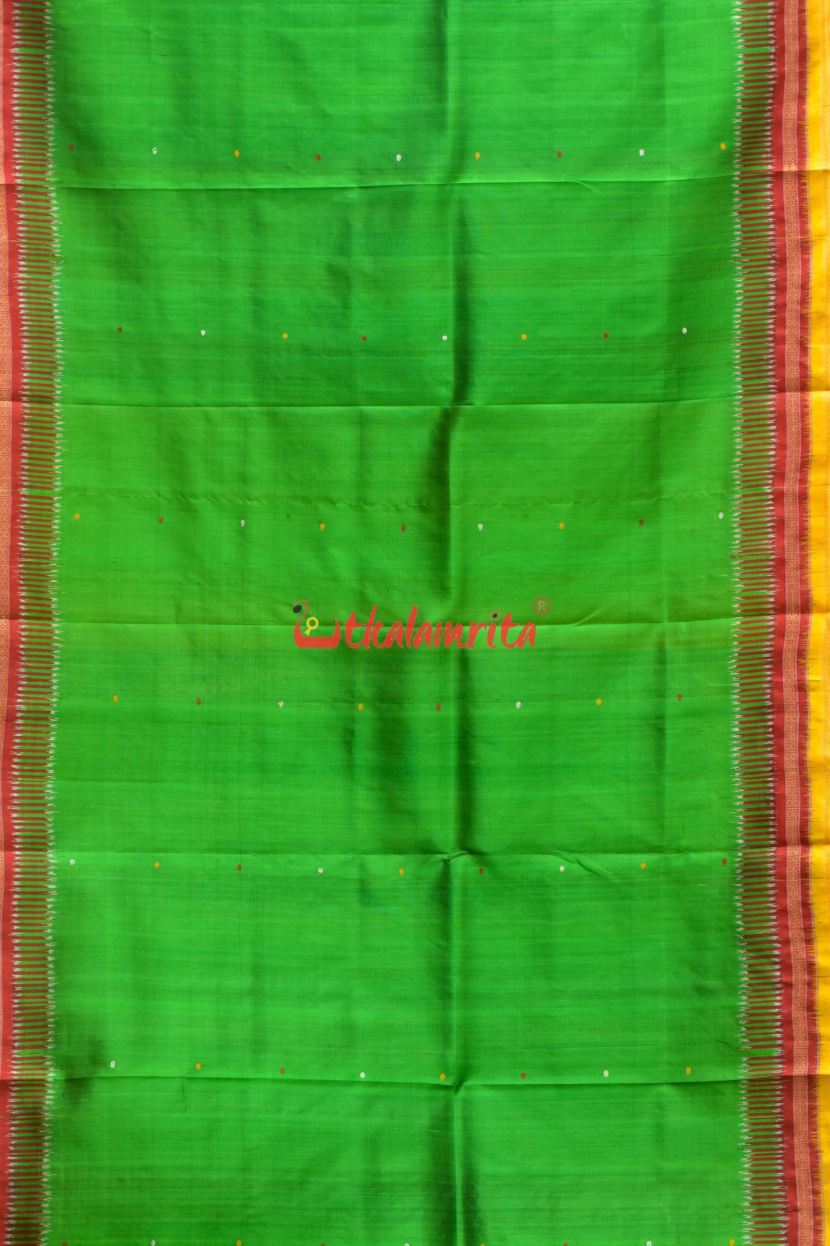 Green Buti Kathifera Silk Saree