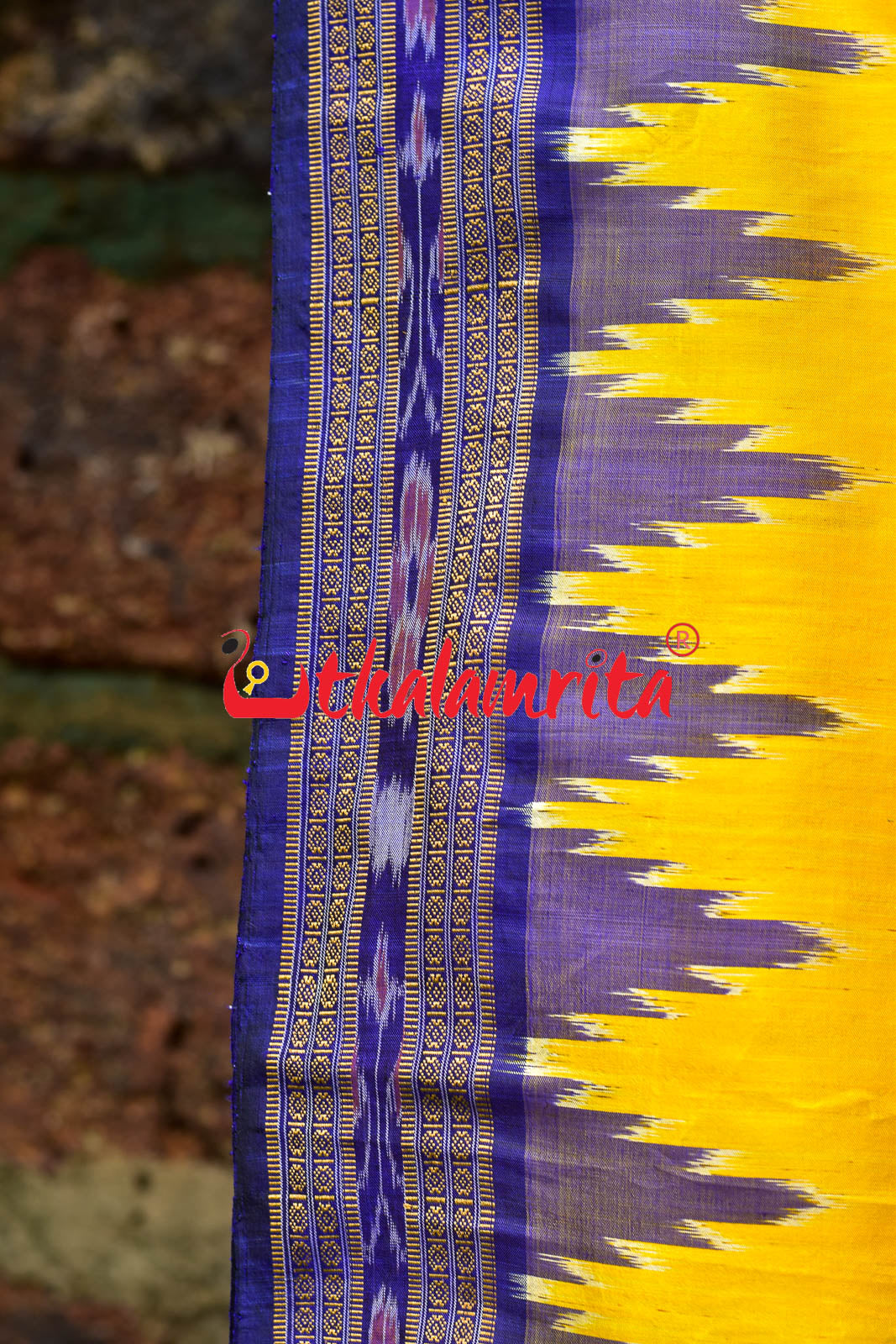 The Haldi Basanta Khandua Silk Saree