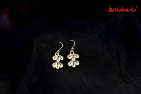 2 Layer Silver Flower Drops (Danglers)