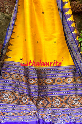 The Haldi Basanta Khandua Silk Saree