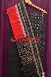 Black Red Thikiri Dress Set