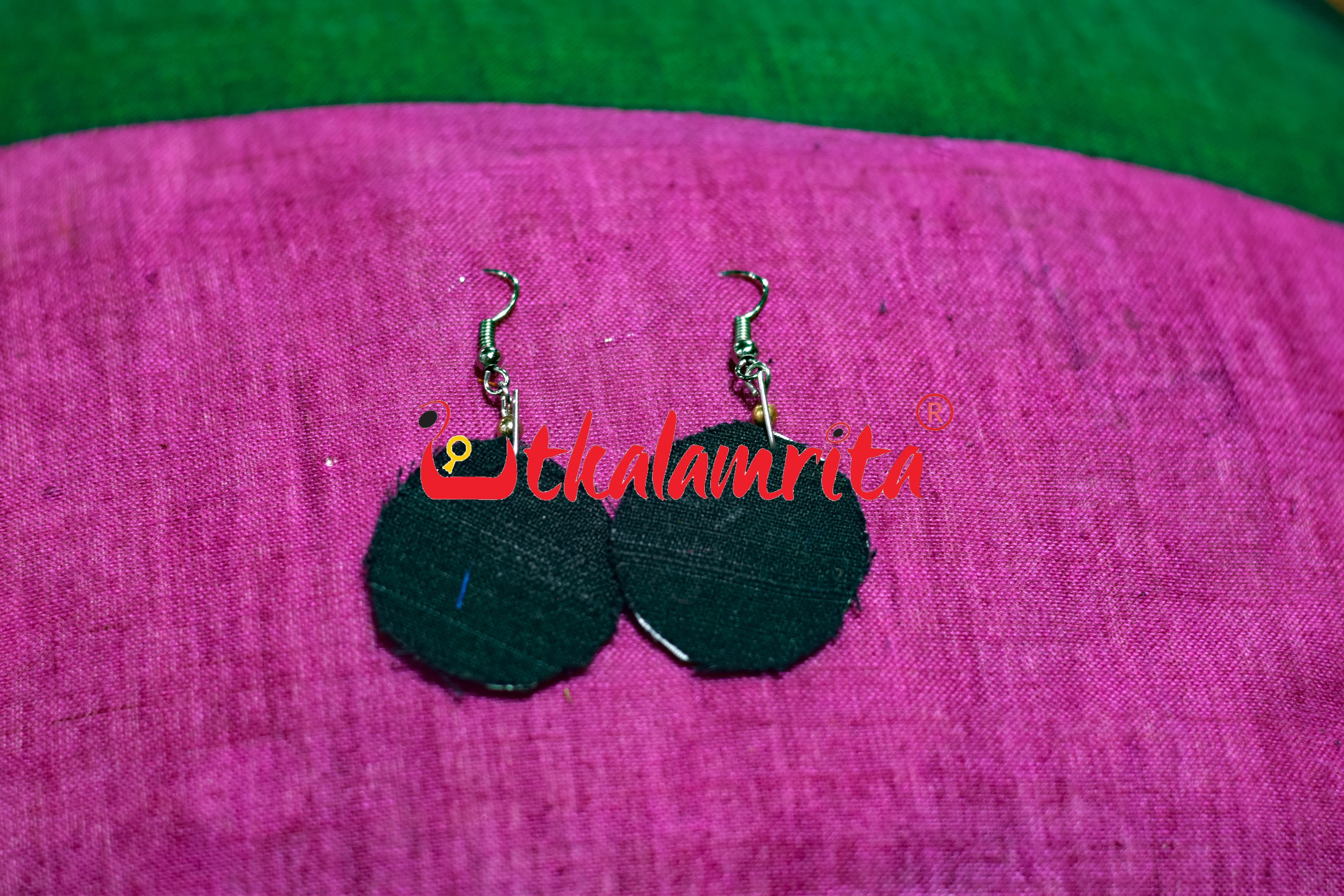Pattachitra Flower Earrings