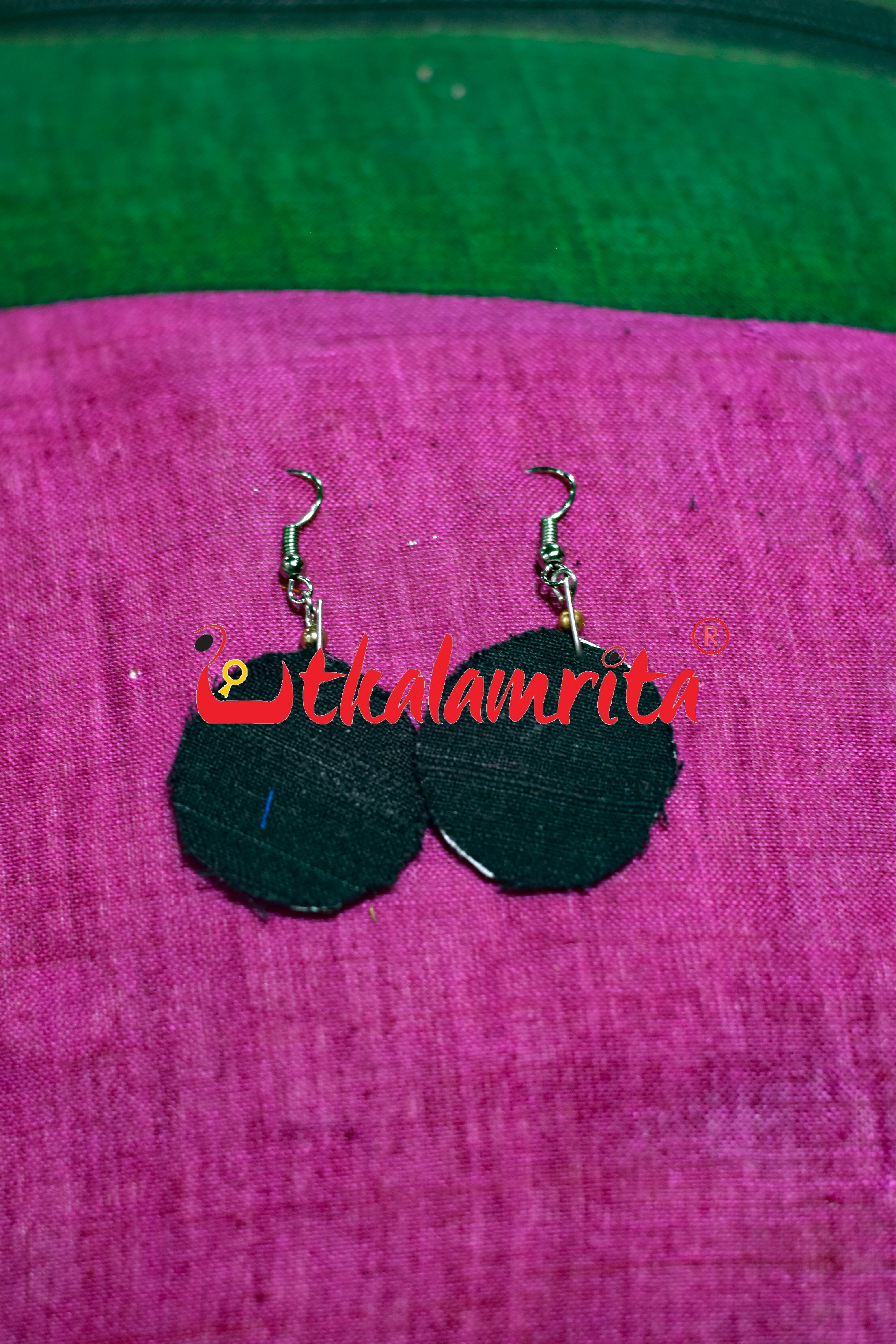 Pattachitra Flower Earrings