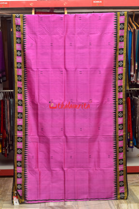 Light Pink with Pasapali Border Khandua Silk Saree