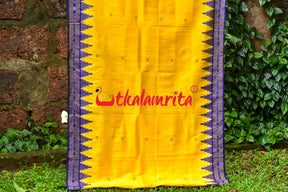 The Haldi Basanta Khandua Silk Saree