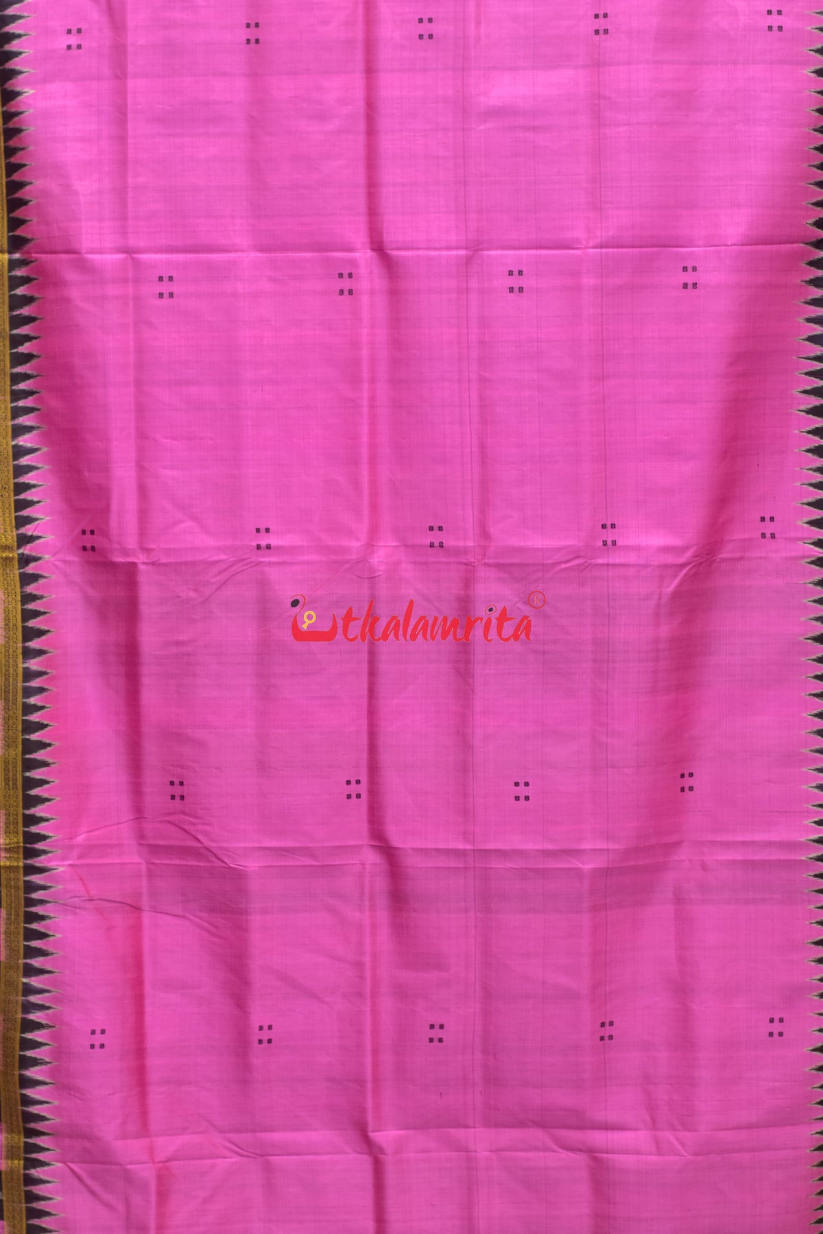 Light Pink with Pasapali Border Khandua Silk Saree