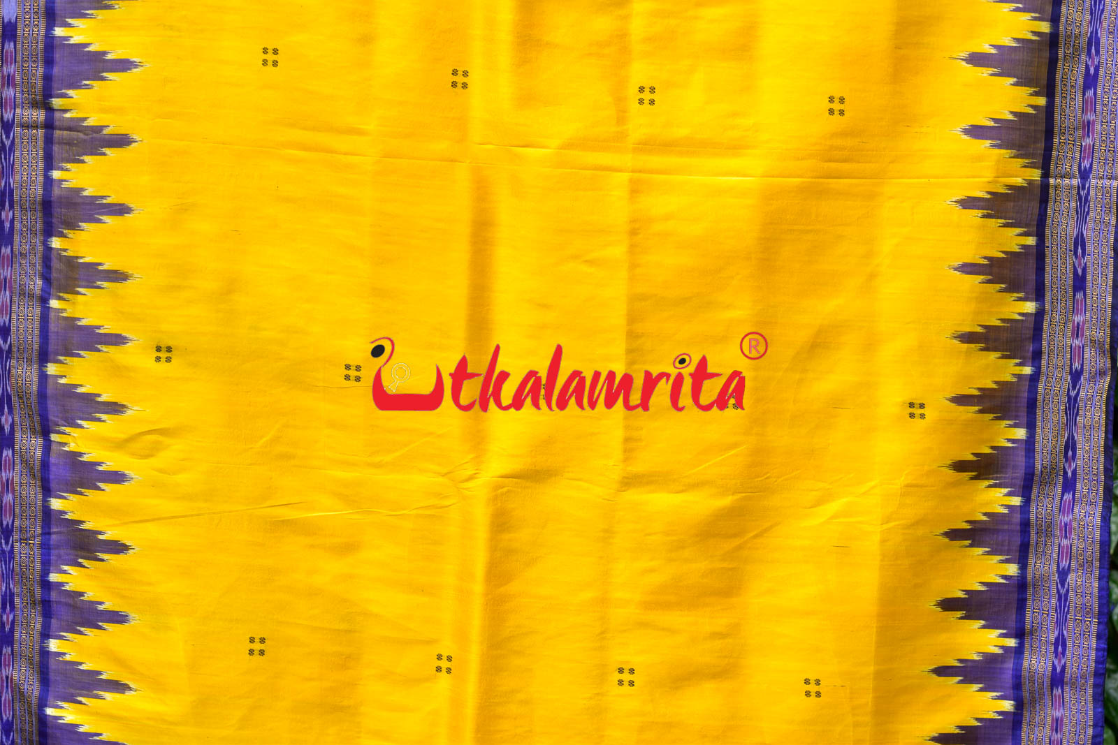 The Haldi Basanta Khandua Silk Saree