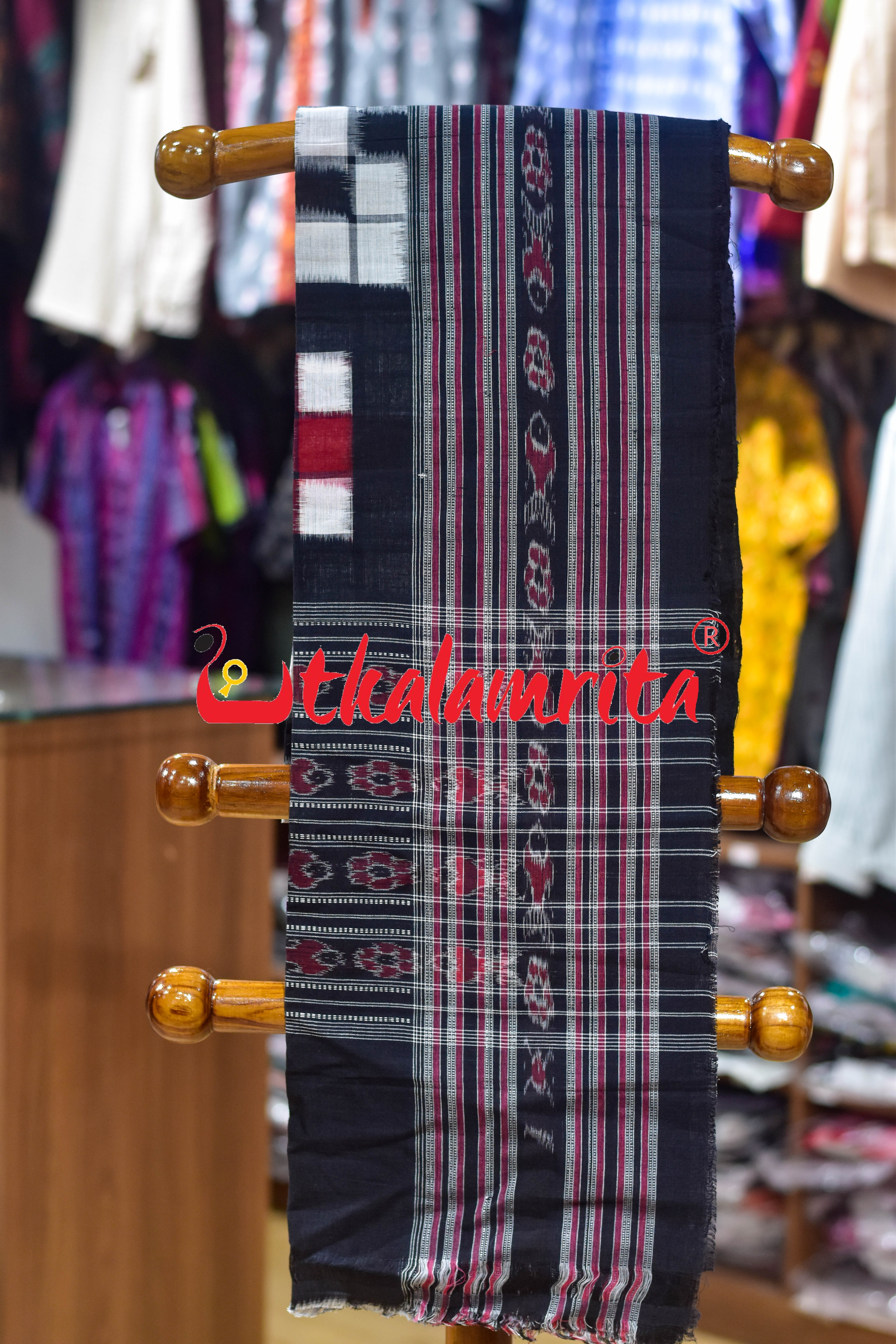 Contrast Bichitrapuri Sambalpuri (Stole)