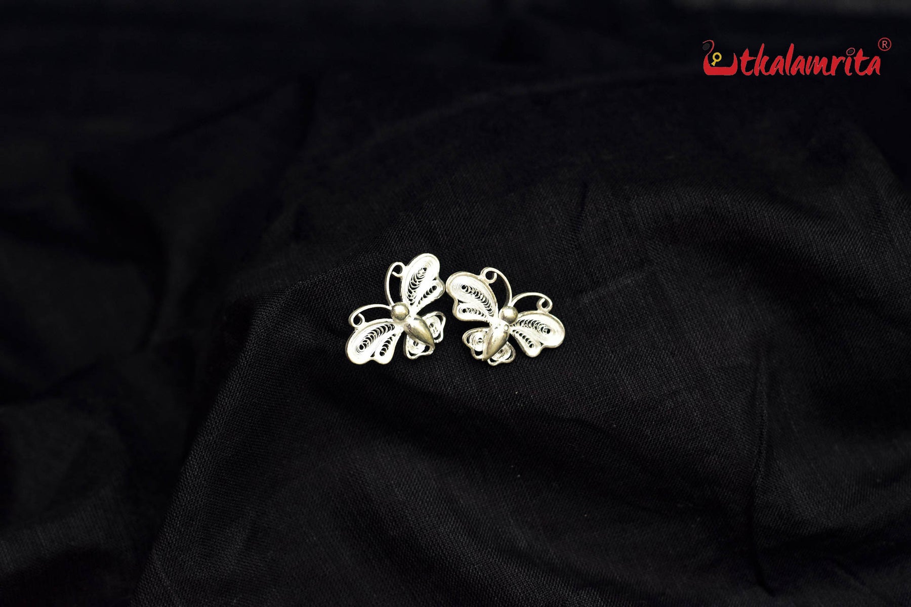 Medium Filigree Butterfly Studs