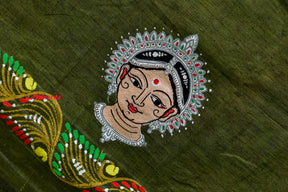 Dancers Pattachitra (Blouse piece)