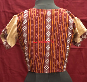 Maroon Half Half (Blouse)