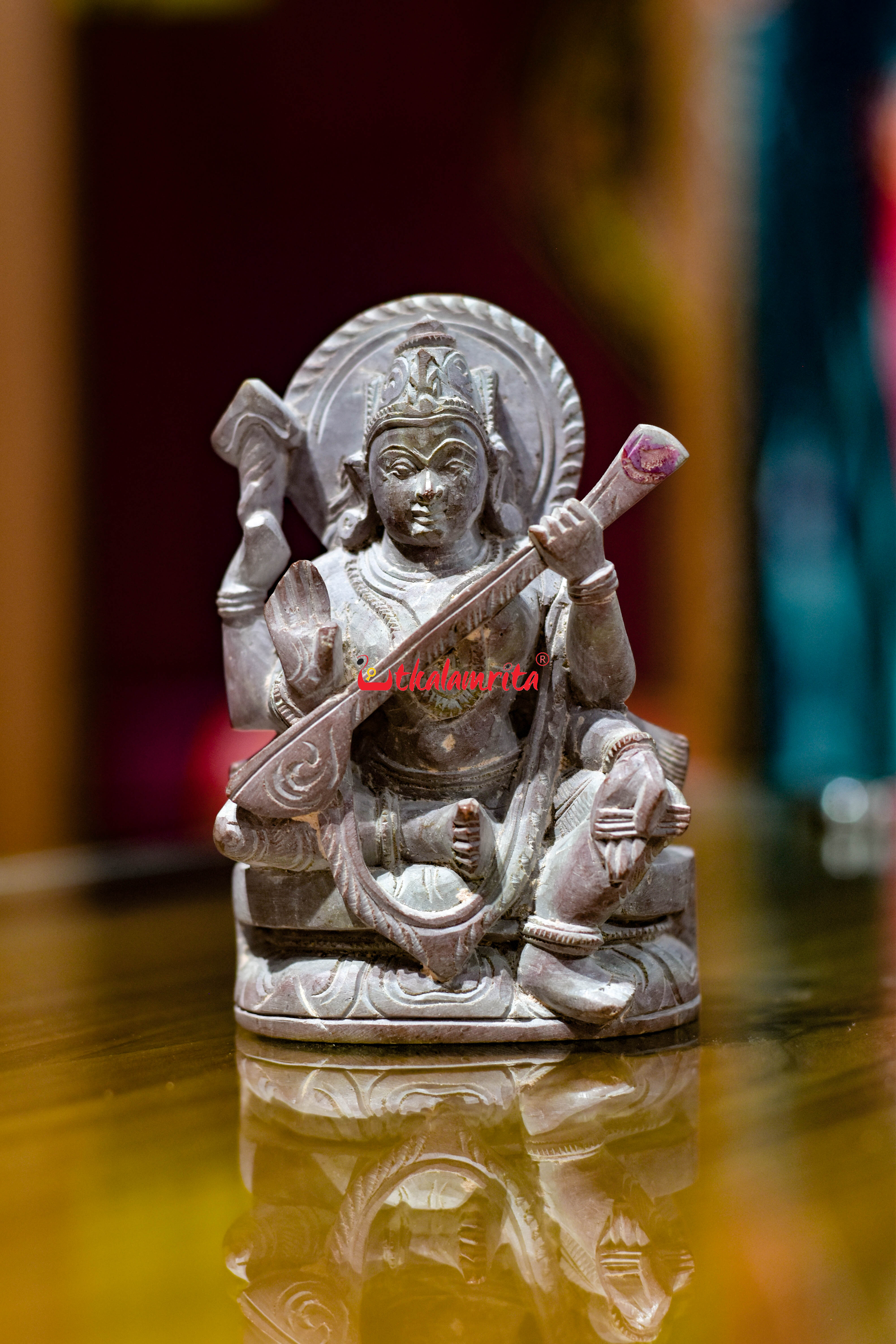 Saraswati Stone Carving