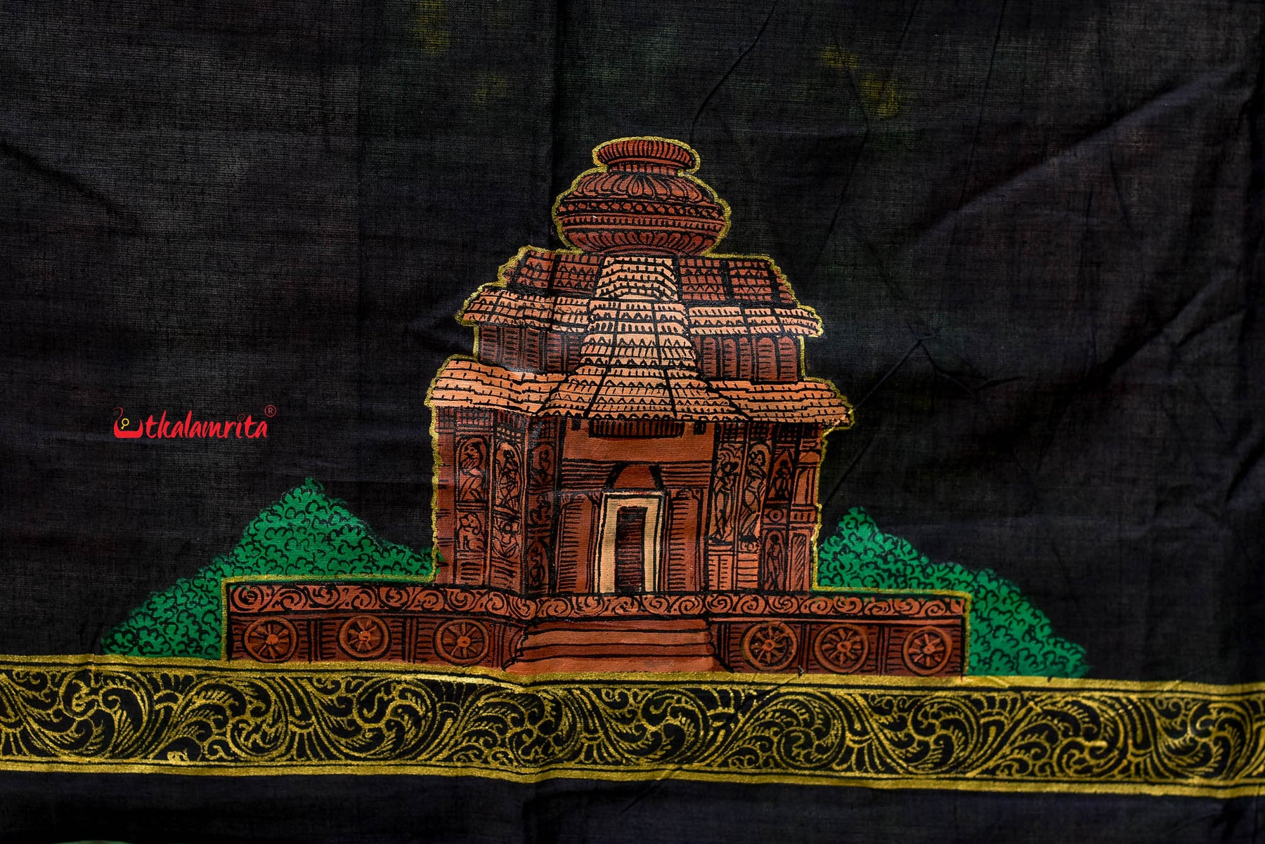 Konark Temple Pattachitra (Blouse Piece)