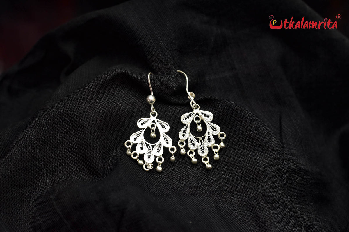 Silver Chandelier Danglers