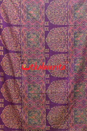 Tree of Life Multicolor Sambalpuri Cotton Saree