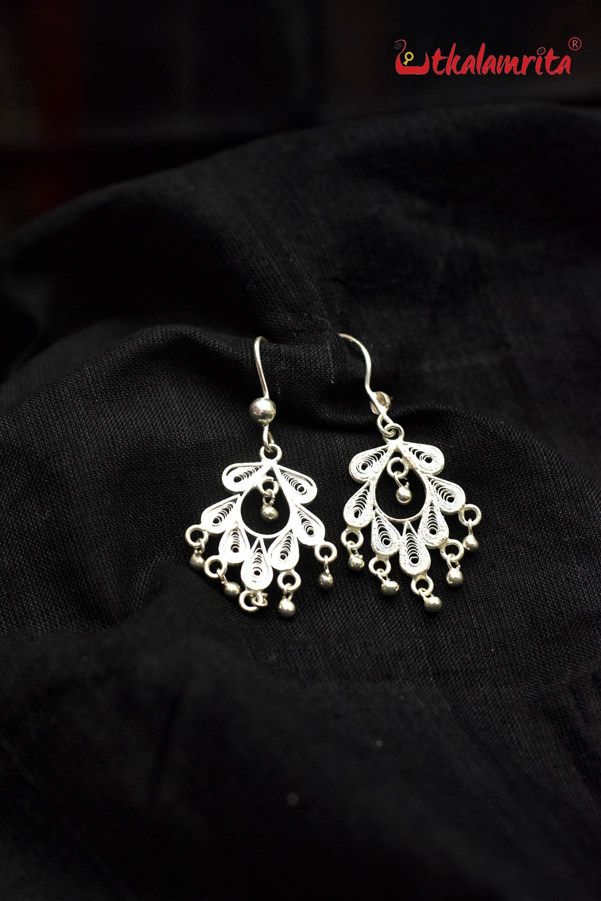 Silver Chandelier Danglers