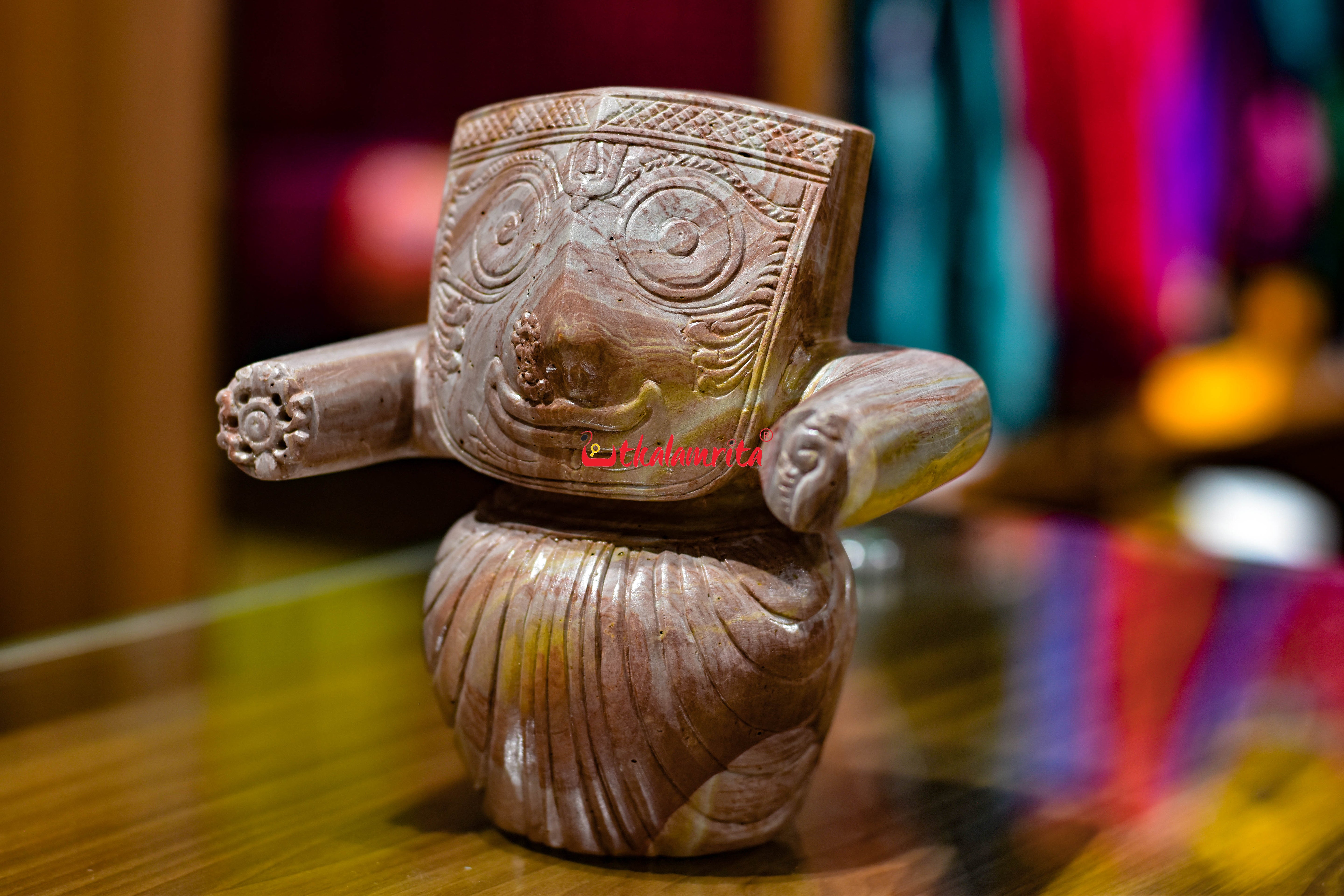 Single Jagannath Stone Carving