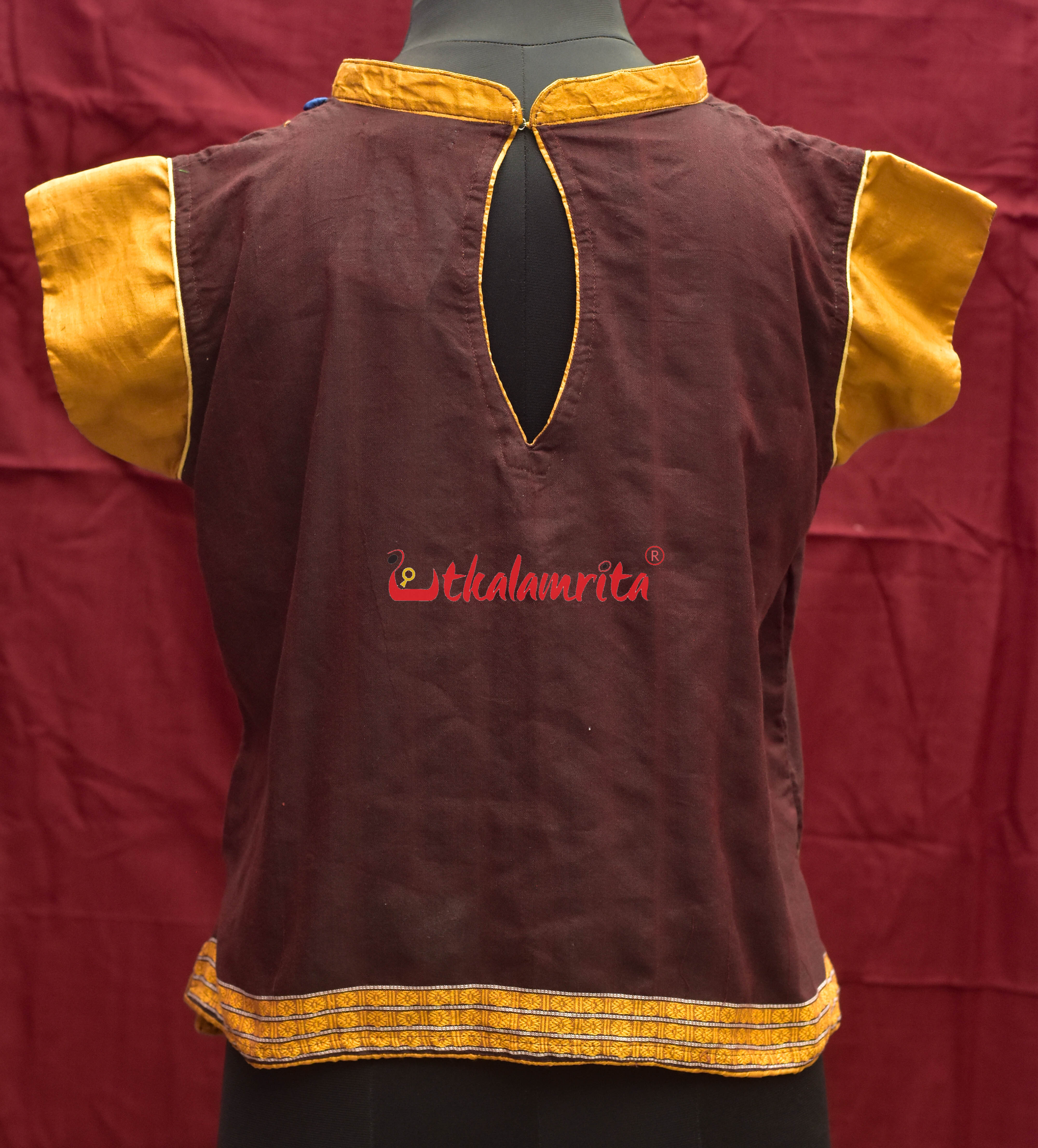 Coffee Mustard Rudraksha (Ladies Top)
