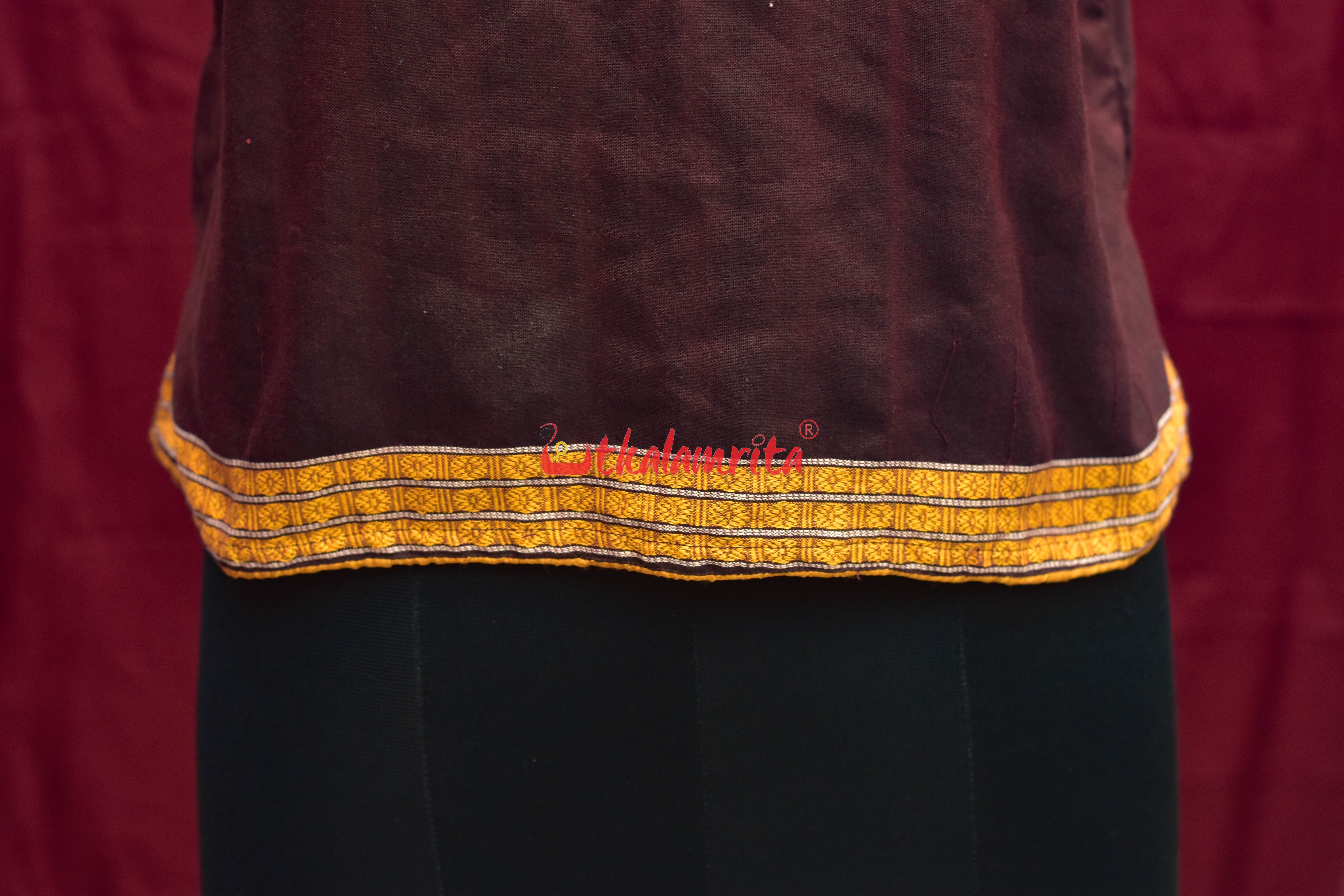 Coffee Mustard Rudraksha (Ladies Top)