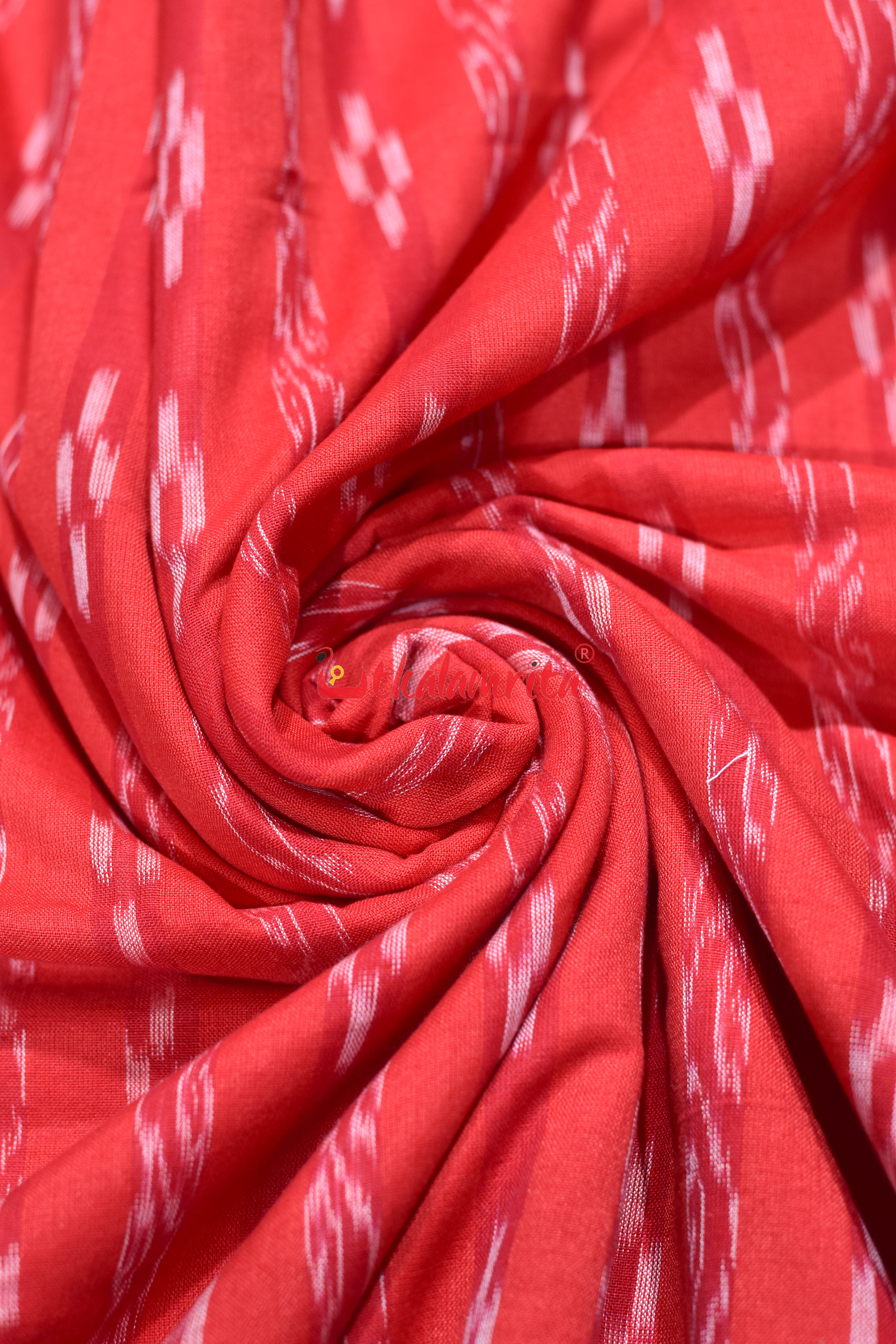 Red Lata Pasapali Cotton (Fabric)