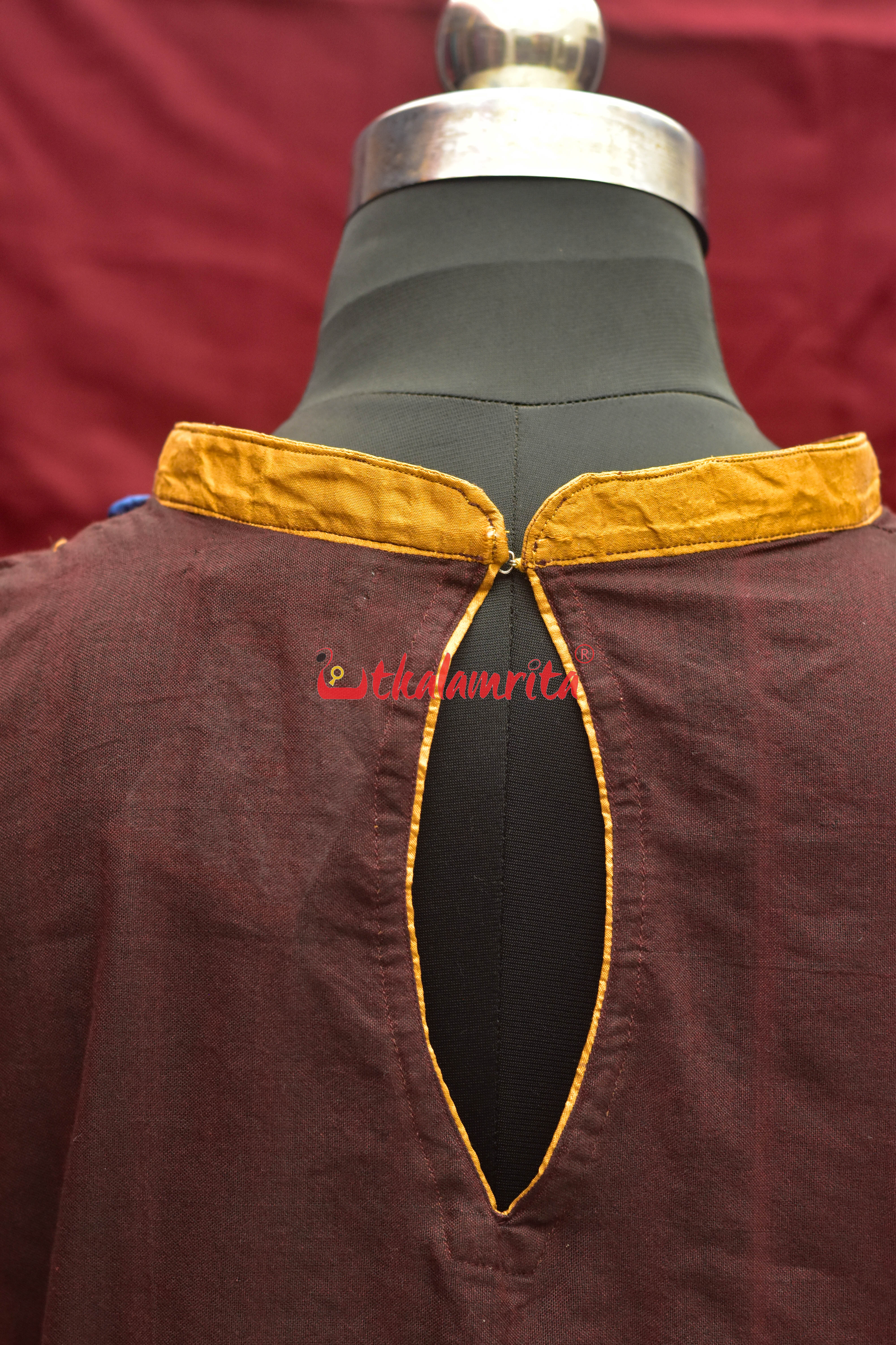 Coffee Mustard Rudraksha (Ladies Top)