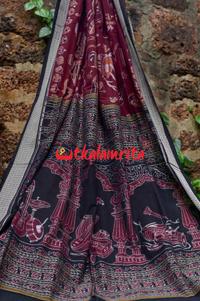 Coffee Sangeet Instruments Sambalpuri Cotton Saree